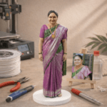 Full Body Saree Statue for Home Decor & Display